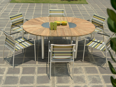Zebra Gartenmöbel-Set Catax-Rovex stripe