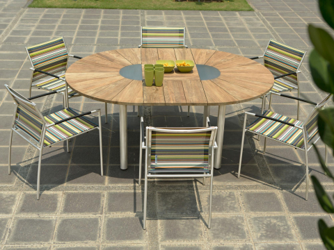 Zebra Gartenmöbel-Set Catax-Rovex stripe