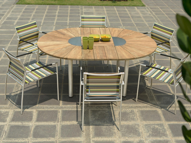 Zebra Gartenmöbel-Set Catax-Rovex stripe