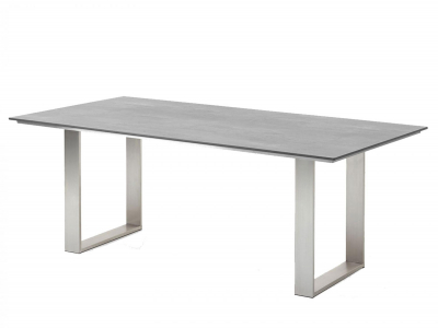 Niehoff Noah Tisch, Profilkufe, HPL Tischplatte, 220cm