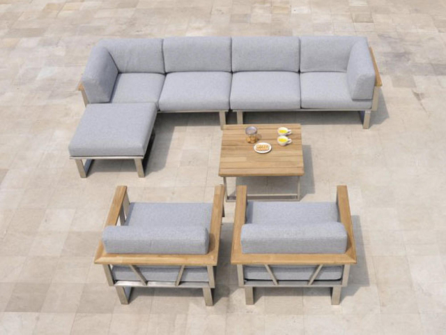 Zebra Gartenmöbel-Set Belvedere Lounge 4