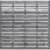 Zaun Sina 180x180cm mit Gitter Kiefer kdi grau 51203