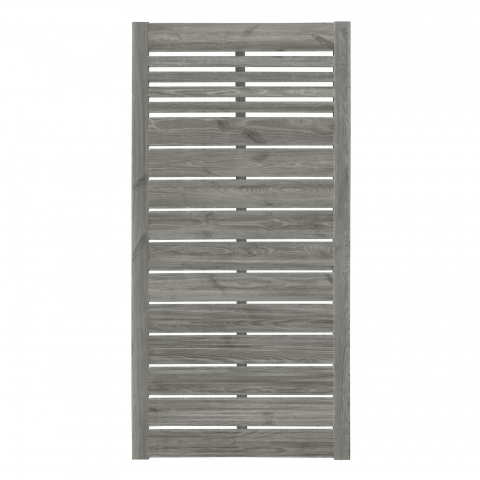Zaun Sina 51205 90x180cm mit Gitter Kiefer kdi grau