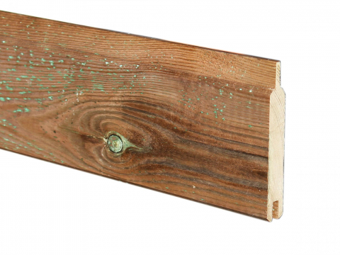 Gardo Profilbrett Kiefer Kdi braun 180cm, 8er-Set - 2,0x12,0cm
