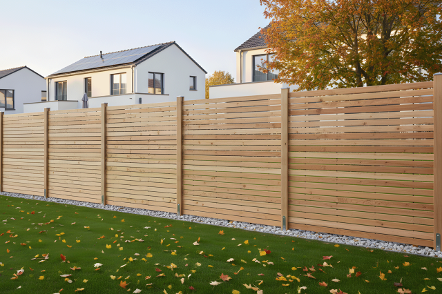 Rhombus Select L&auml;rche natur Steckzaun 180x180cm