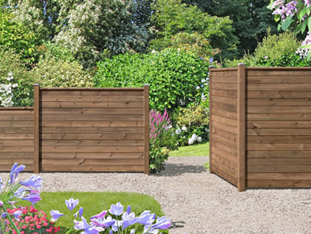 Gardo Endpfosten Kiefer Kdi braun 180cm - 9,0x9,0cm