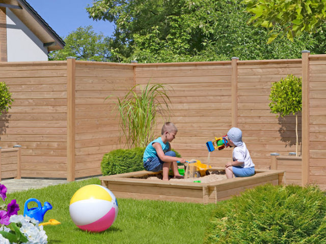 Gardo Endpfosten Lrche natur 180cm - 9,0x9,0cm