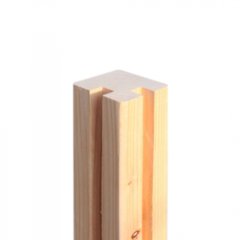 Gardo Eckpfosten Lärche natur 180cm - 9,0x9,0cm