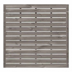 Zaun Sina 51211 180x180cm geschlossen Kiefer kdi grau