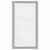 System Board Tor marmor 2769, DIN links - H:180cm, Silberrahmen, Sonderbreite