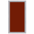 System Board Tor rot 2769, DIN links - H:180cm, Silberrahmen, Sonderbreite