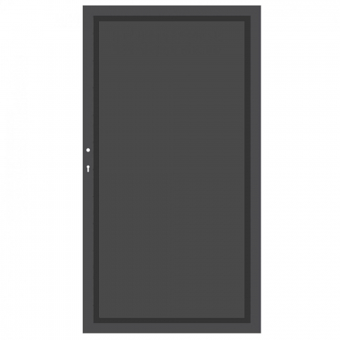 System Board Tor schiefer 2769, DIN links H:180cm, Anthrazitrahmen, Sonderbreite