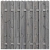 Bohlenzaun Boleo gerade Kiefer kdi grau 180x180cm 51192