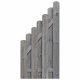 Bohlenzaun Boleo Abschluss Kiefer kdi grau 90x180-90cm 51194