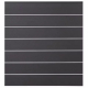GrojaSolid Grande Premium Steckzaun-Set BPC 180x180cm anthrazitgrau