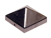 Pfostenkappe Pyramidenform Aluminium 70x70mm