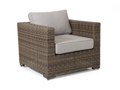 Brafab Ninja Lounge Sessel, Geflecht New Rustic, inkl. Polster