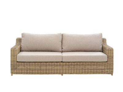 Brafab Glendon Lounge 2,5-Sitzer 219cm rustic-beige, inkl. Auflagen