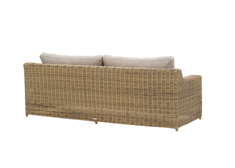 Brafab Glendon Lounge 2,5-Sitzer 219cm rustic-beige, inkl. Auflagen