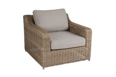 Brafab Glendon Lounge Sessel Rustic-Beige inkl. Polster