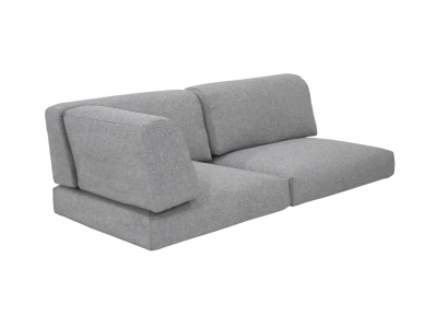 Zebra Belvedere 2-Sitzer, Lehne links Kissen-Set 3666 Olefin