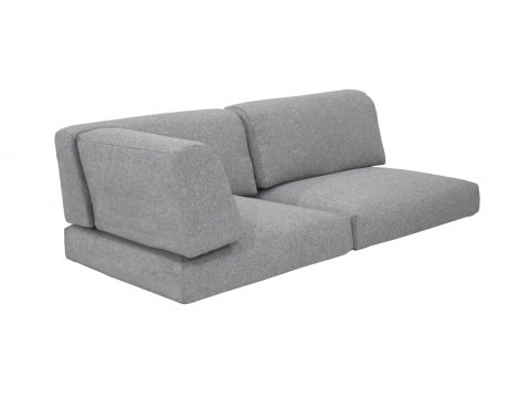 Zebra Belvedere 2-Sitzer, Lehne links Kissen-Set 3666 Olefin