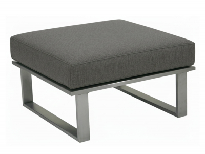 Zebra Belvedere Lounge Hocker Set - inkl. Kissen Tuva medium grey