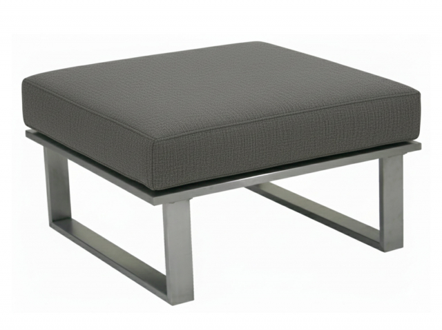 Zebra Belvedere Lounge Hocker Set - inkl. Kissen Tuva medium grey