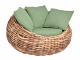 Apple Bee Cocoon Lounge Chair Gr&uuml;n 130x130x92cm