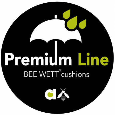 Apple Bee Cocoon Lounge Sofa Gr&uuml;n inkl. Kissen 236x130x78cm