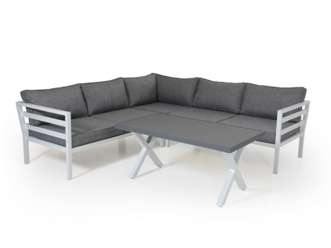Brafab Weldon Loungegarnitur, weiß