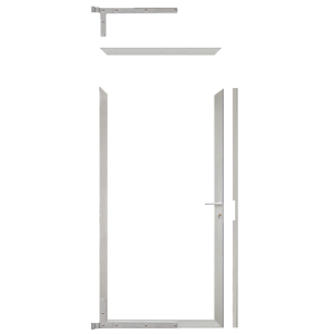 Elephant Mix and Match Zauntor alu 90x175cm, Bausatz ohne F&uuml;llung