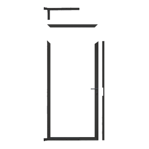 Elephant Mix and Match Zauntor anthrazit 90x175cm, Bausatz ohne F&uuml;llung