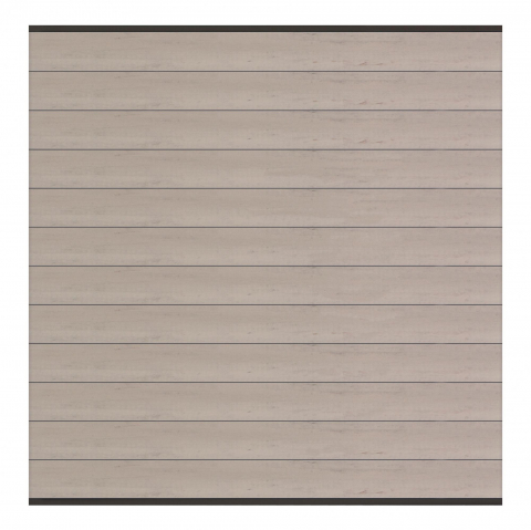 Elephant Steckzaun Set Mix and Match 180x174cm WPC Bicolor grau mit anthr. Leiste