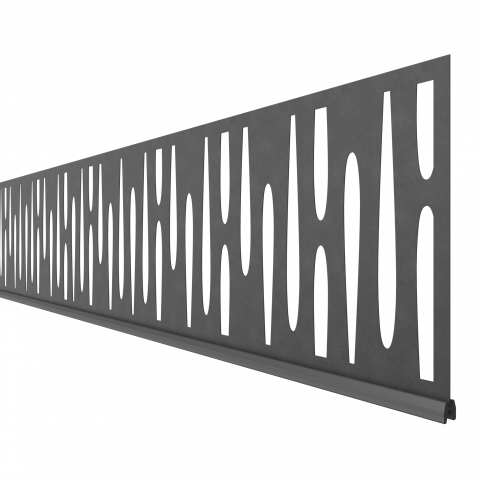 System Dekorprofil Omega 2434 anthrazit, 178x30cm