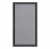 System Board Tor zement 2923, DIN links - H:180cm, Anthrazitrahmen, Sonderbreite