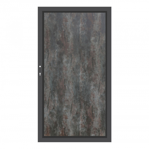System Board Tor darknight 2923, DIN links - H:180cm, Anthrazitrahmen, Sonderbreite