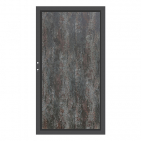 System Board Tor darknight 2923, DIN links - H:180cm, Anthrazitrahmen, Sonderbreite