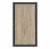 System Board Tor eiche 2923, DIN links - H:180cm, Anthrazitrahmen, Sonderbreite