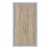 System Board Tor eiche 2923, DIN links - H:180cm, Silberrahmen, Sonderbreite