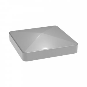 GrojaLumino Pfostenkappe 7x7cm silbergrau