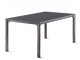 Sieger Exclusiv Loft-Tisch 165x95cm Aluminium eisengrau,Vivodur Schiefer anthr.