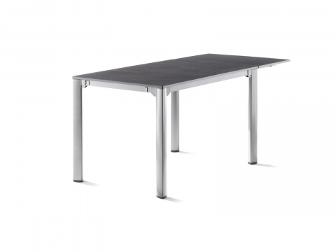 Sieger Exclusiv-Tisch verl&auml;ngerbar 120-170-220cm, graphit Tischpl. Vivodur Schiefer