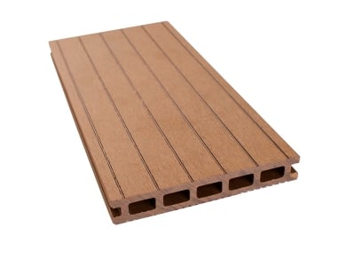 GroJaSolid Terrassendiele Entrada - 22x140x4000 mm, braun