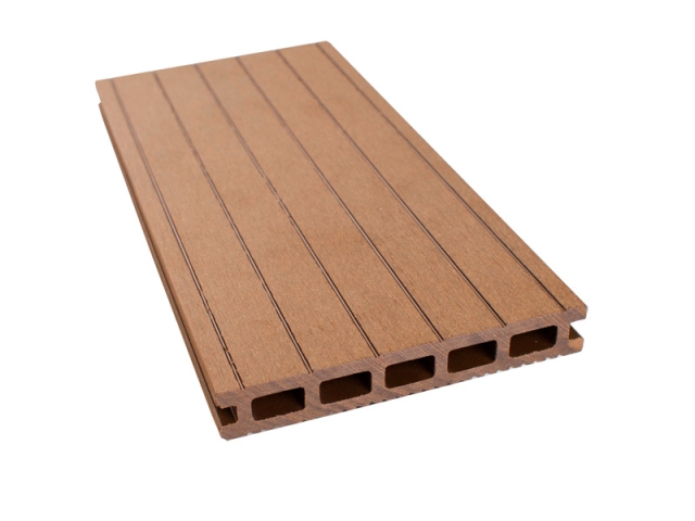 GroJaSolid Terrassendiele Entrada - 22x140x4000 mm, braun