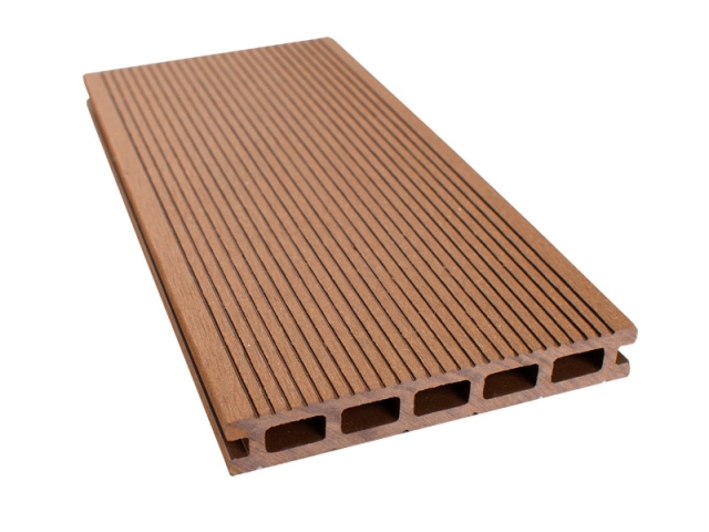 GroJaSolid Terrassendiele Entrada - 22x140x4000 mm, braun
