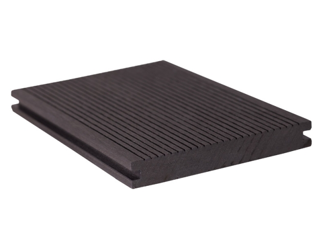 GroJaSolid Terrassendiele Novel - 20x140x4000mm, schwarz