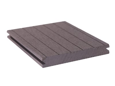 GroJaSolid Terrassendiele Novel - 20x140x4000mm, grau