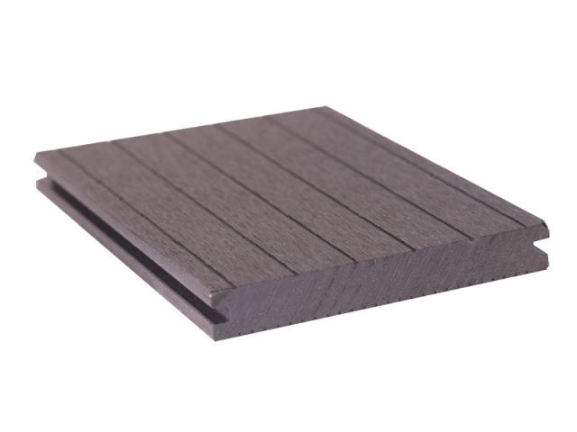 GroJaSolid Terrassendiele Novel - 20x140x4000mm, grau