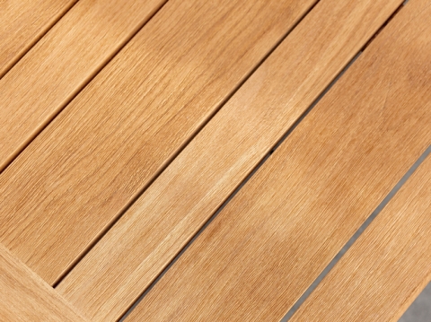 Niehoff Freeport Kaffeetisch 89x89cm, Tischplatte Teak geb&uuml;rstet